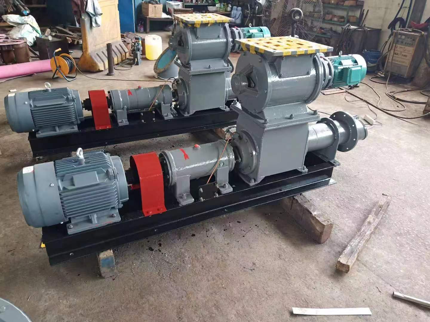 螺旋氣力輸送泵加工現場